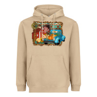 Mushroom Farm Life Fall Barn And Truck Heavyweight Hoodie - Artiststas