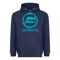 Navy CF Moto Vintage UTV ATV SXS original off road Gift Long Sleeve Heavyweight Hoodie - lanVoArt