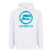 White CF Moto Vintage UTV ATV SXS original off road Gift Long Sleeve Heavyweight Hoodie - lanVoArt