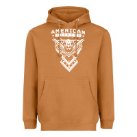 Meerkat American Fighter 3 Heavyweight Hoodie - lanVoArt