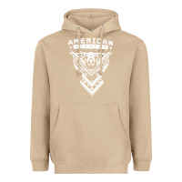 Mushroom American Fighter 3 Heavyweight Hoodie - lanVoArt