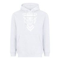 White American Fighter 3 Heavyweight Hoodie - lanVoArt