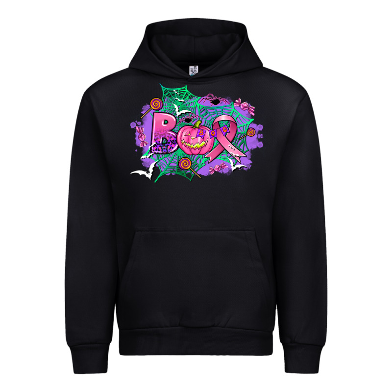 Halloween Boo With Cancer Ribbon Urban Hoodie by AdoDesignShop | Teevron
