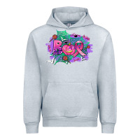 Heather Grey halloween boo with cancer ribbon Urban Hoodie - AdoDesignShop