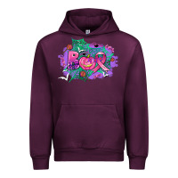 Mauve Wine halloween boo with cancer ribbon Urban Hoodie - AdoDesignShop