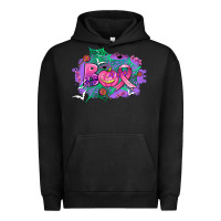 Pigment Black halloween boo with cancer ribbon Urban Hoodie - AdoDesignShop