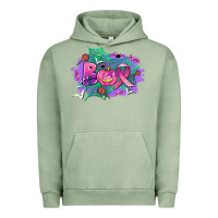 Pigment Oil Green halloween boo with cancer ribbon Urban Hoodie - AdoDesignShop