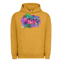 Pigment Peanut Butter halloween boo with cancer ribbon Urban Hoodie - AdoDesignShop