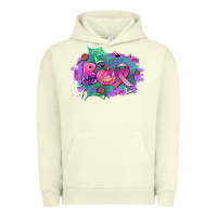 Pigment Pistachio halloween boo with cancer ribbon Urban Hoodie - AdoDesignShop