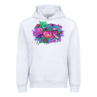 White halloween boo with cancer ribbon Urban Hoodie - AdoDesignShop