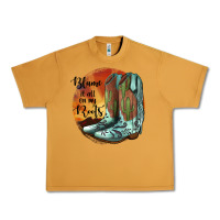 Peanut Butter Blame It All On My Roots Urban Heavy Tee - JahusDesignShop