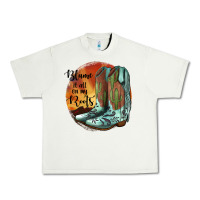 Pistachio Blame It All On My Roots Urban Heavy Tee - JahusDesignShop