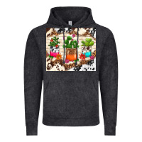 Vintage Black cowhide succulent Vintage Hoodie - TumblerDesignByShophia