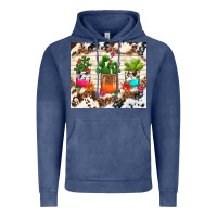 Vintage Denim cowhide succulent Vintage Hoodie - TumblerDesignByShophia