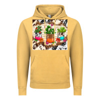 Vintage Mustard cowhide succulent Vintage Hoodie - TumblerDesignByShophia