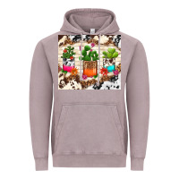 Vintage Zinc cowhide succulent Vintage Hoodie - TumblerDesignByShophia