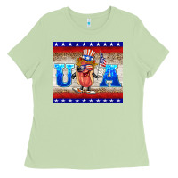Matcha usa hot dog Ladies Tee - BarkalooDesign