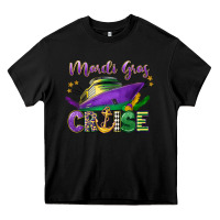 Black mardi gras cruise celebration Heavy Core Tee - LillyAllenDesigns