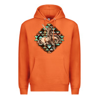 Carrot Aztec symbol rodeo Premium Hoodie - FaDigitalArtStudio
