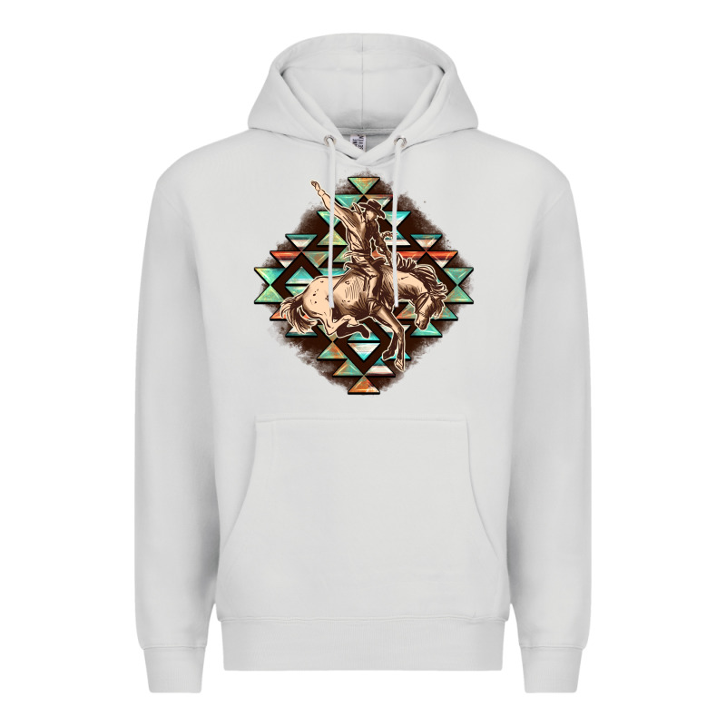 Aztec Symbol Rodeo Premium Hoodie by FaDigitalArtStudio | Teevron
