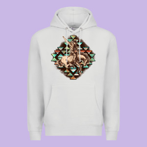 Aztec Symbol Rodeo Premium Hoodie Designed By Fadigitalartstudio