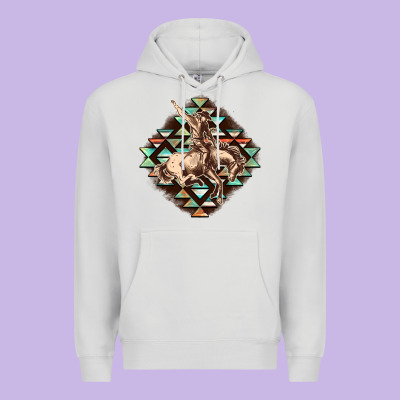 Aztec Symbol Rodeo Premium Hoodie Designed By Fadigitalartstudio