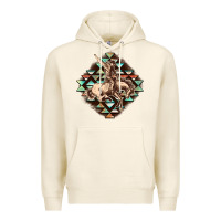 Tofu Aztec symbol rodeo Premium Hoodie - FaDigitalArtStudio