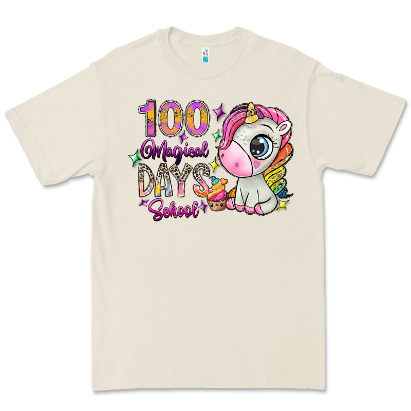 100 Magical Days School Premium Tee by SublimationCraftShop | Teevron