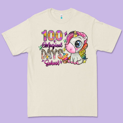 100 Magical Days School Premium Tee Designed By Sublimationcraftshop