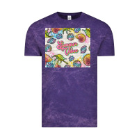 Cloud Purple summer vibes with sea shells Vintage Tee - TumblerDesignByShophia