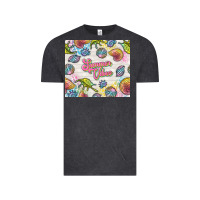 Vintage Black summer vibes with sea shells Vintage Tee - TumblerDesignByShophia