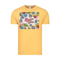 Vintage Mustard summer vibes with sea shells Vintage Tee - TumblerDesignByShophia