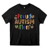 Black proud autism mom design Heavy Core Tee - LillyAllenDesigns