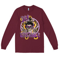 Burgundy def unstable Long Sleeve Tee - CowGirlArtShop