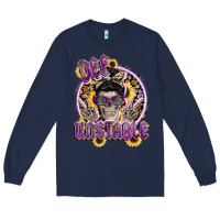 Navy def unstable Long Sleeve Tee - CowGirlArtShop