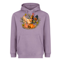 Lavender fall coop animals pumpkin Heavyweight Hoodie - Artiststas