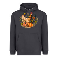 Smoke fall coop animals pumpkin Heavyweight Hoodie - Artiststas