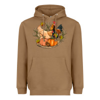 Toasted Coconut fall coop animals pumpkin Heavyweight Hoodie - Artiststas