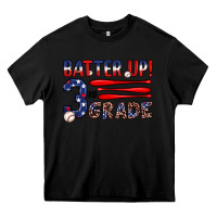 Black batter up 3rd grade Heavy Core Tee - JahusDesignShop