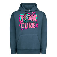 Pigment Midnight Navy fight for the cure Urban Hoodie - AdoDesignShop