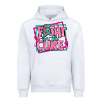 White fight for the cure Urban Hoodie - AdoDesignShop