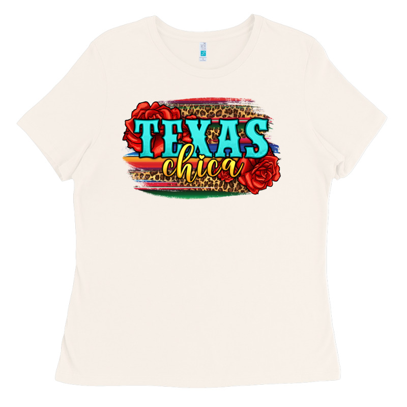 Texas Chica With Roses Ladies Tee by Jasminsmagicworld | Teevron