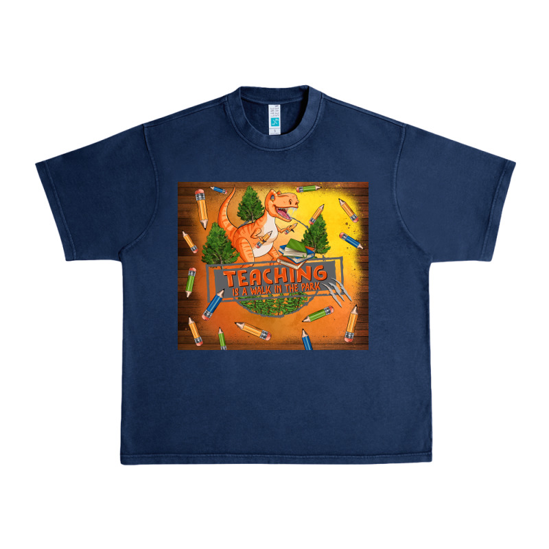 Teaching Is A Walk In The Park Urban Heavy Tee by TumblerDesignByShophia | Teevron
