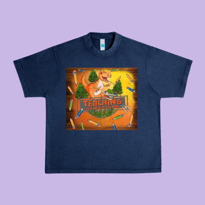 Teaching Is A Walk In The Park Urban Heavy Tee Designed By Tumblerdesignbyshophia