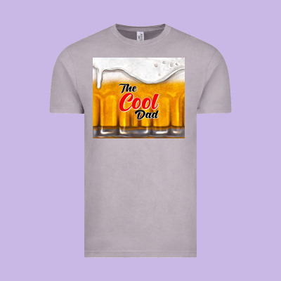 The Cool Dad And Beer Vintage Tee Designed By Tumblerdesignbyshophia