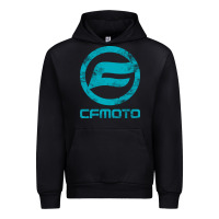 Black CF Moto Vintage UTV ATV SXS original off road Gift Long Sleeve Urban Hoodie - lanVoArt