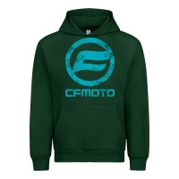 Forest Green CF Moto Vintage UTV ATV SXS original off road Gift Long Sleeve Urban Hoodie - lanVoArt
