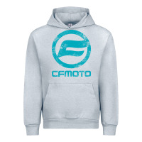 Heather Grey CF Moto Vintage UTV ATV SXS original off road Gift Long Sleeve Urban Hoodie - lanVoArt