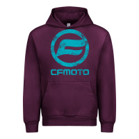 Mauve Wine CF Moto Vintage UTV ATV SXS original off road Gift Long Sleeve Urban Hoodie - lanVoArt