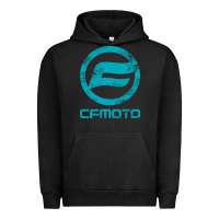 Pigment Black CF Moto Vintage UTV ATV SXS original off road Gift Long Sleeve Urban Hoodie - lanVoArt